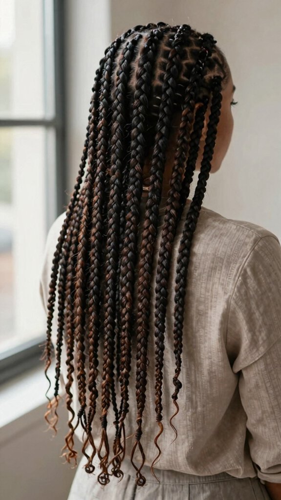 Box Braids Styles That Work for Every Hair Length 5 extra long swish worthy box braids