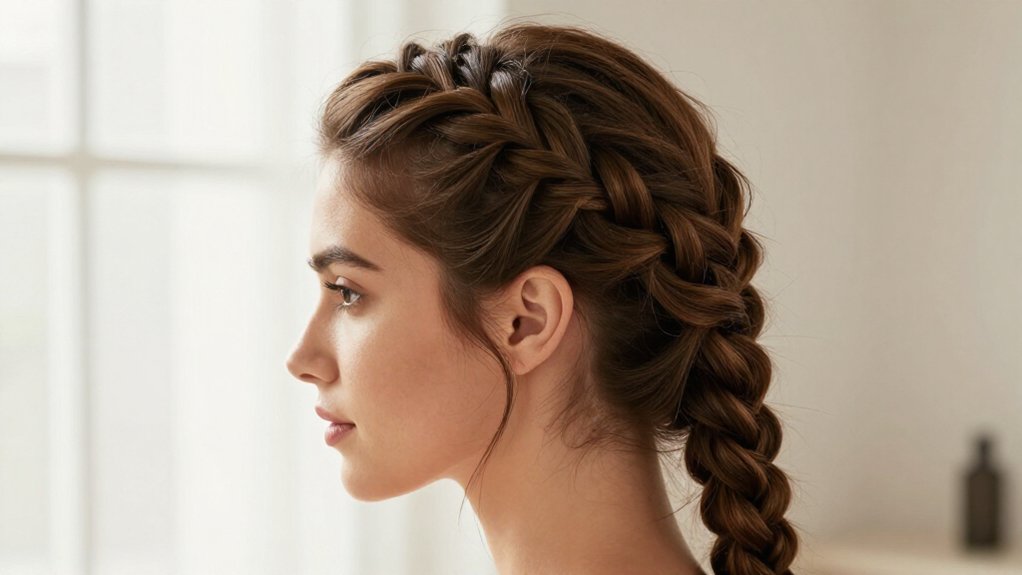fast braided hairstyles beautiful