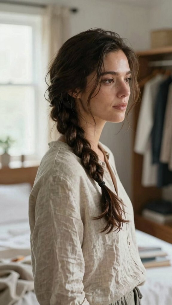13 Quick Braided Hairstyles Perfect for Busy Weekdays 3 fast deep side braid