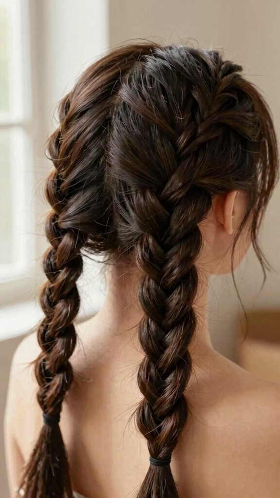 15 Braided Hairstyles That Look Beautiful Without Taking Hours 2 fast stylish dutch braids