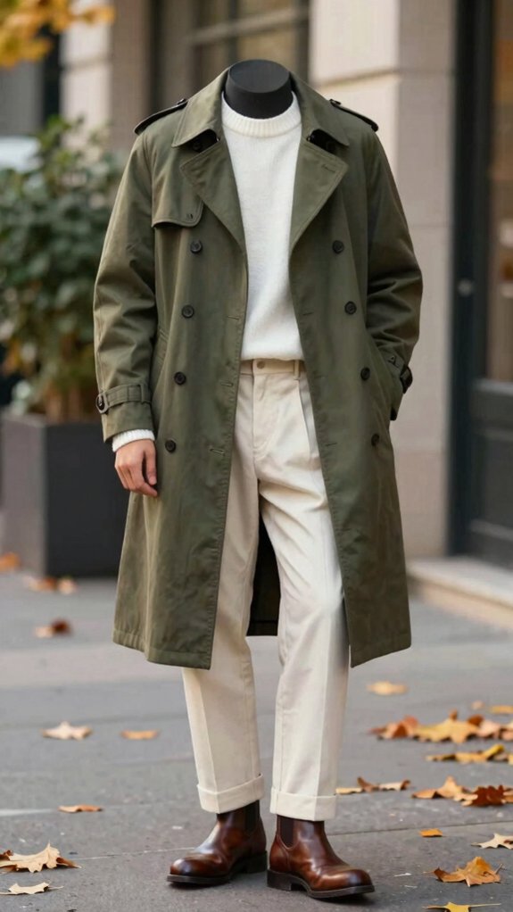 17 Fall Outfit Color Combinations You’ll See Everywhere This Season 3 fresh olive and white styling