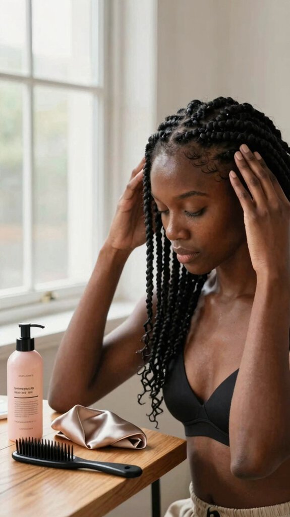 gentle braids no root stress