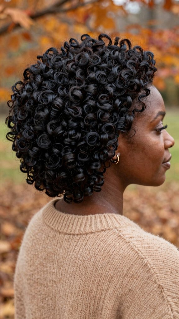 Quick Natural Hairstyles That Protect Your Hair During Cooler Weather 3 gentle nape low puff