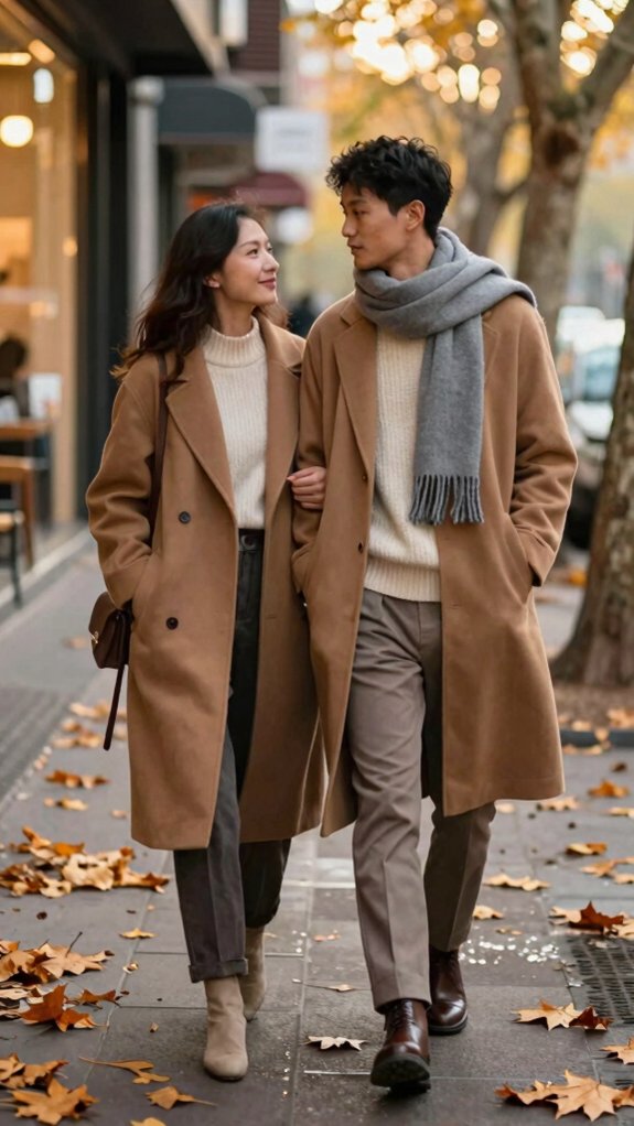 golden hour neutral layered textures