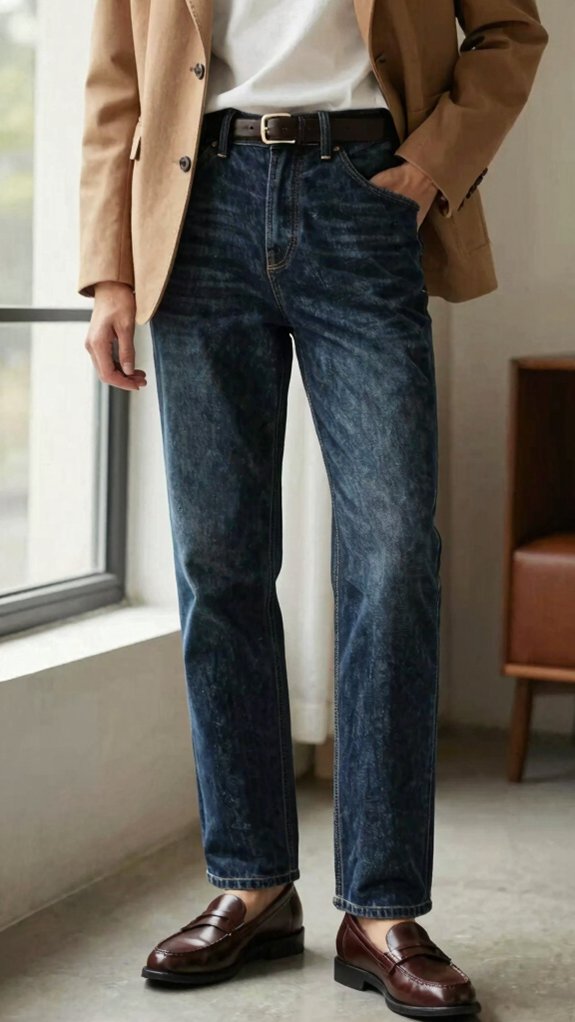 17 Outfit Ideas That Make Straight-Leg Jeans Look Expensive 9 graphic tee with tuck
