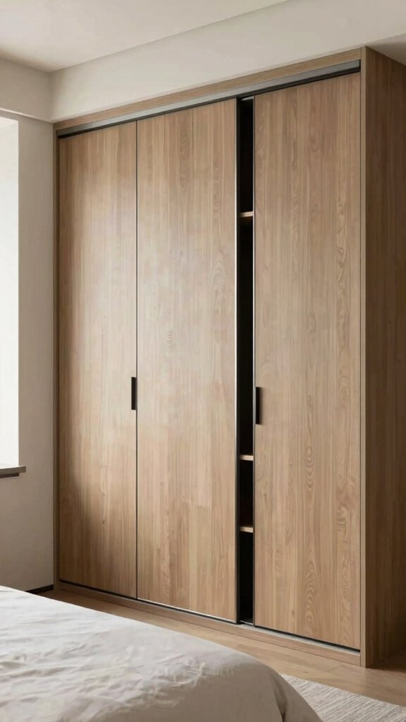 17 Sliding Door Wardrobe Designs for a Modern and Organized Bedroom 10 handleless push to open wardrobe doors