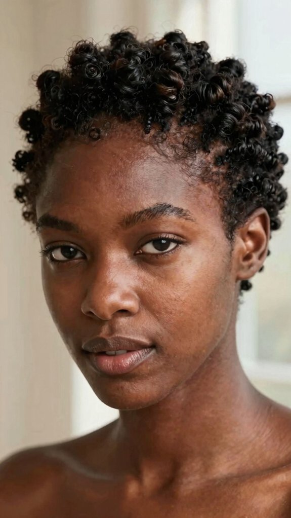 heatless flat twists for short hair