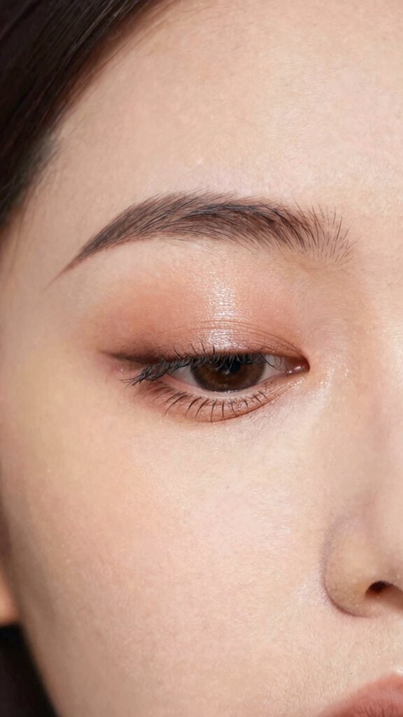 Eye Makeup Tutorial for Beginners That Looks Soft and Natural 4 inner corner lash line highlight
