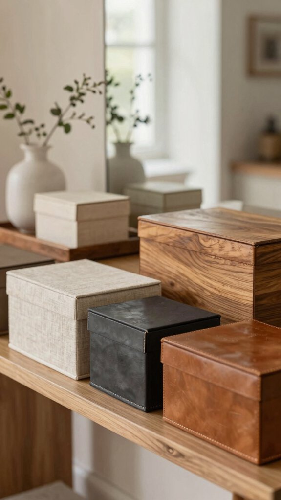 lidded canisters for entryway calm