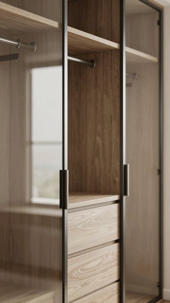 19 Small Dressing Room Design Ideas That Maximize Storage 7 mirrored sliding closet doors