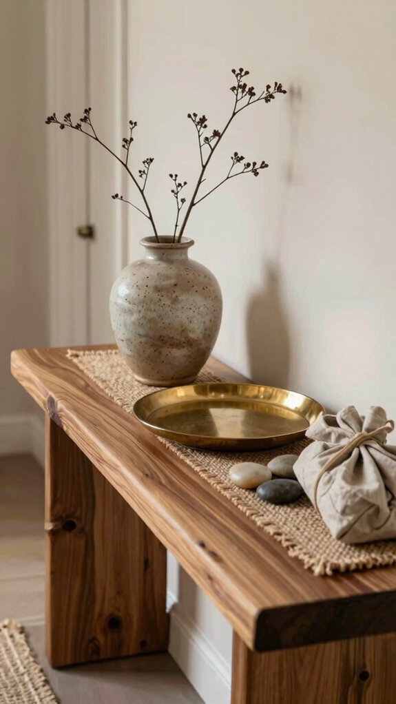 mixed natural entryway layers