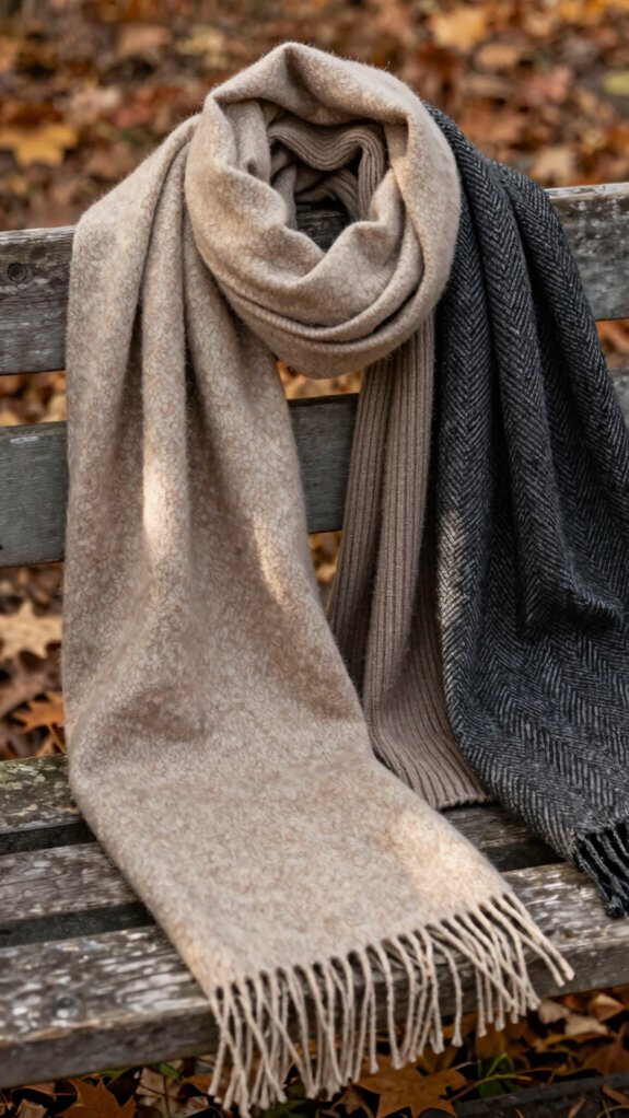 Fall Fashion Staples Worth Buying Once and Wearing for Years 10 neutral knit scarf styling tips