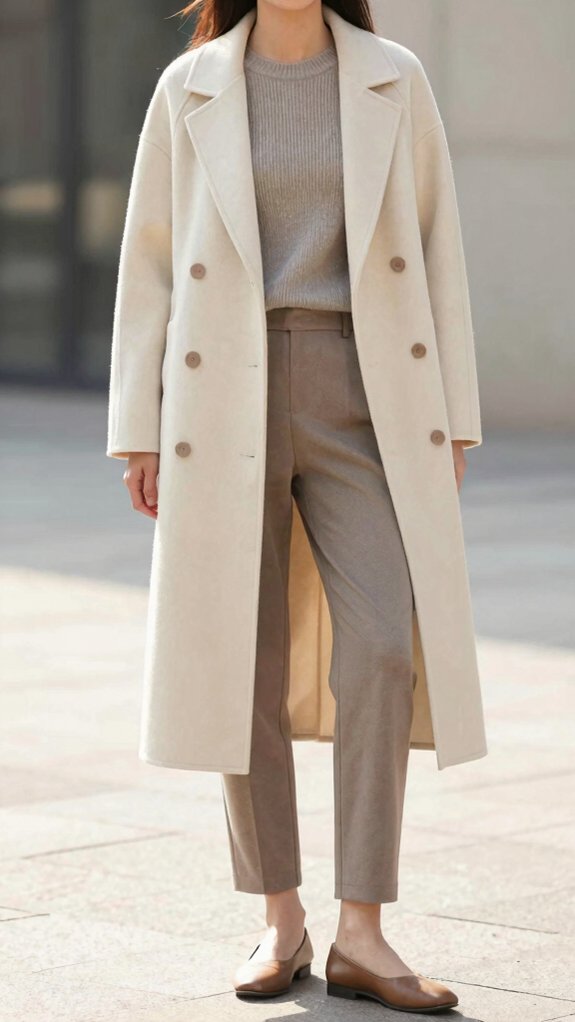 neutral tones polished fit