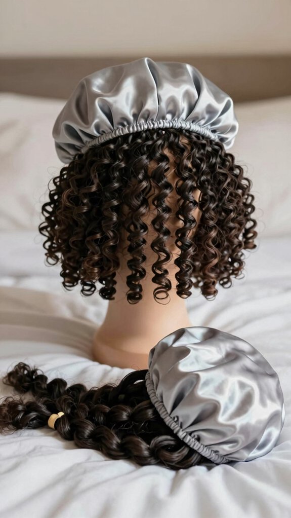 Protective Hairstyles for Natural Hair by Hair Length 7 overnight curl protection routine