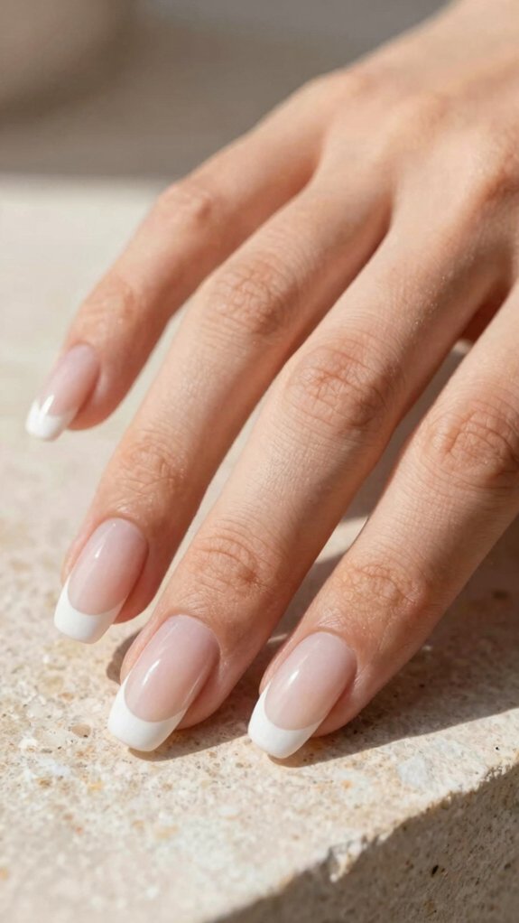 13 French Nail Designs That Feel Fresh and Modern 9 pastel ombre french tips
