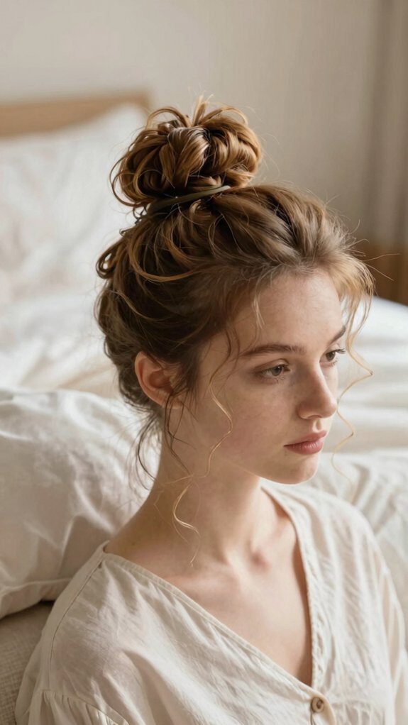 13 Quick Natural Hairstyles for Busy Mornings 5 pineapple curl updo overnight refresh
