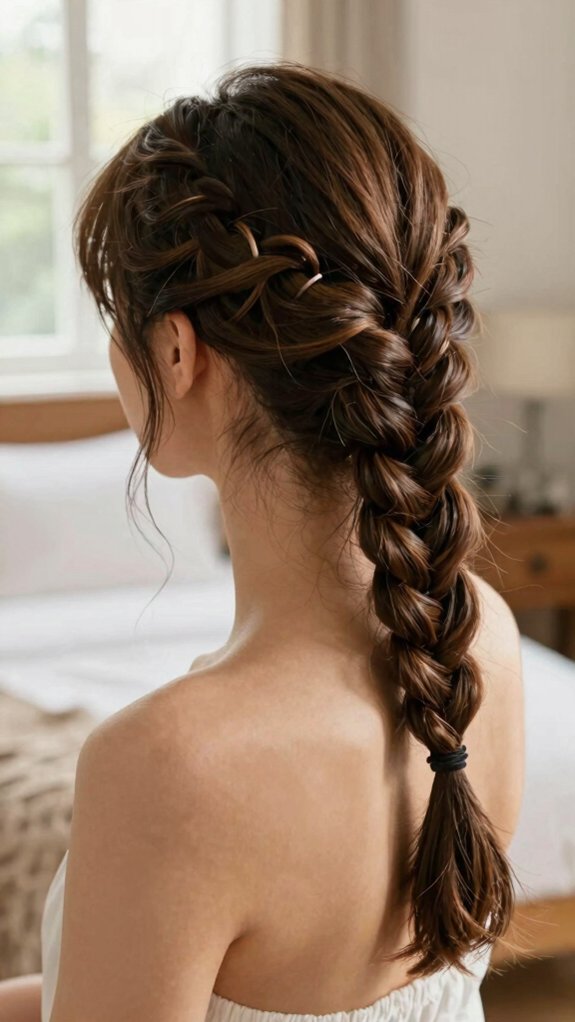 13 Quick Braided Hairstyles Perfect for Busy Weekdays 6 playful bubble braided ponytail