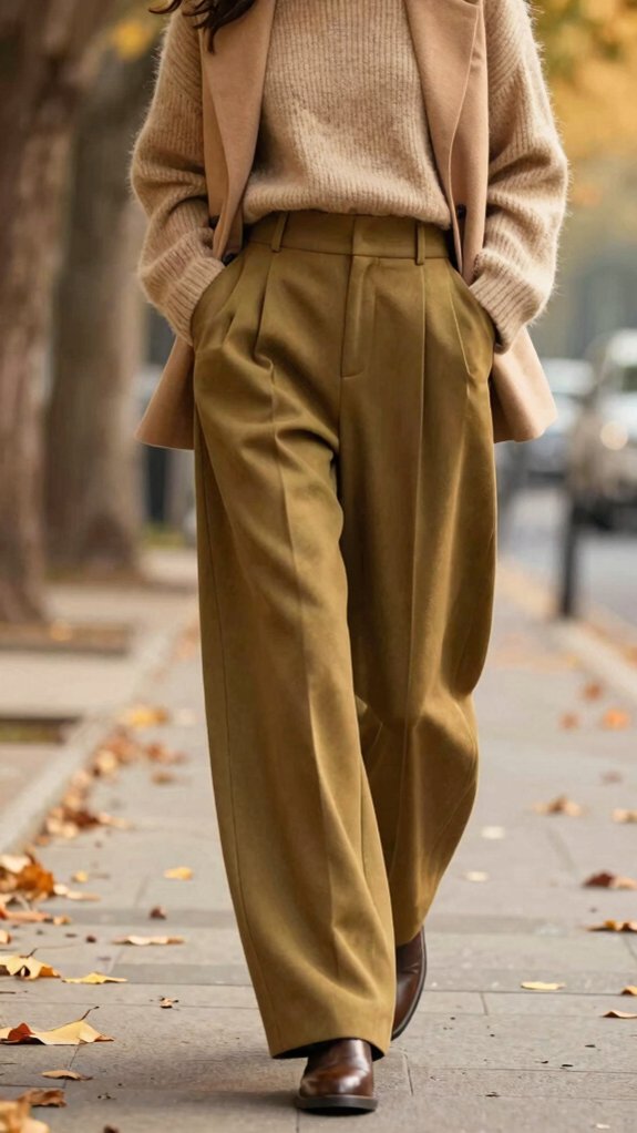 17 Fall Fashion Outfits You’ll Wear All Season 6 polished high waist wide leg trousers
