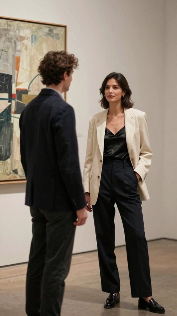 What to Wear on a First Date When You Want to Feel Confident 5 polished museum date outfit