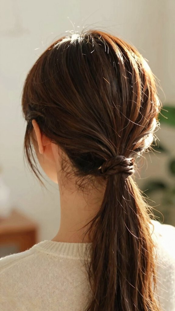 13 Quick Natural Hairstyles for Busy Mornings 12 protective sleek ponytail routine