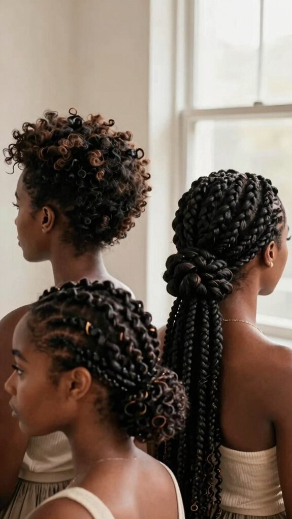 Protective Hairstyles for Natural Hair by Hair Length 6 protective updos for sleeping