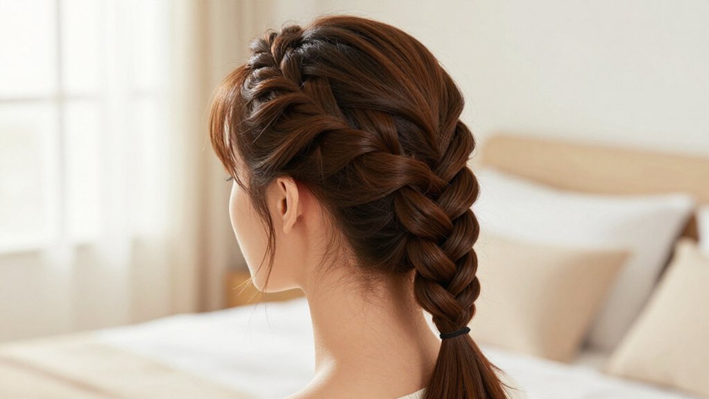 quick braided weekday hairstyles