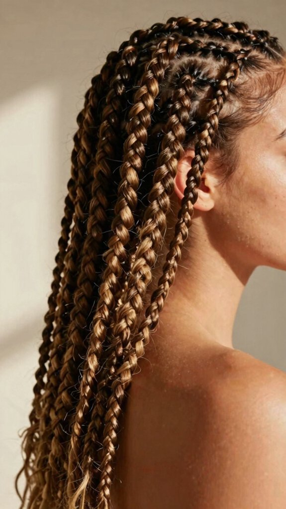15 Box Braids Hairstyles You’ll Want to Save for Your Next Appointment 8 quicker install jumbo braids