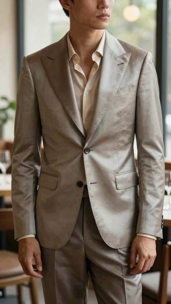 relaxed sleek blazer date look