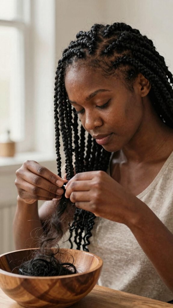 remove braids after 8 weeks