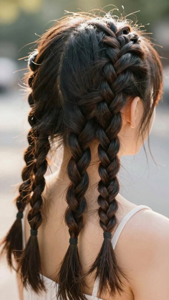 15 Cute Braided Hairstyles You’ll Wear on Repeat 7 romantic waterfall half up braids