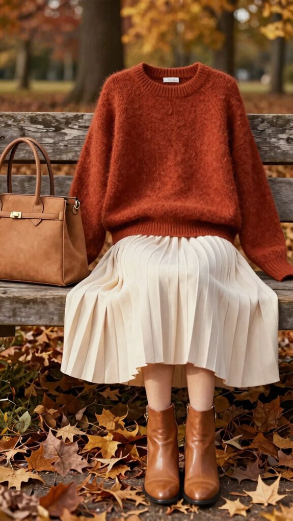 rust and ivory fall layers