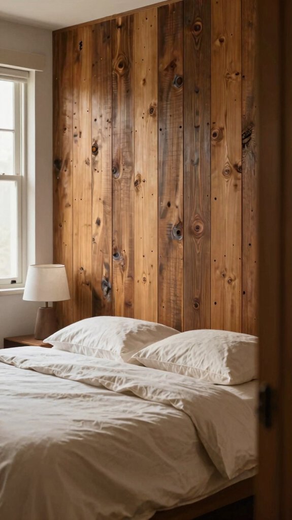 17 Accent Wall Bedroom Ideas to Instantly Elevate Your Space 13 rustic reclaimed wood accent