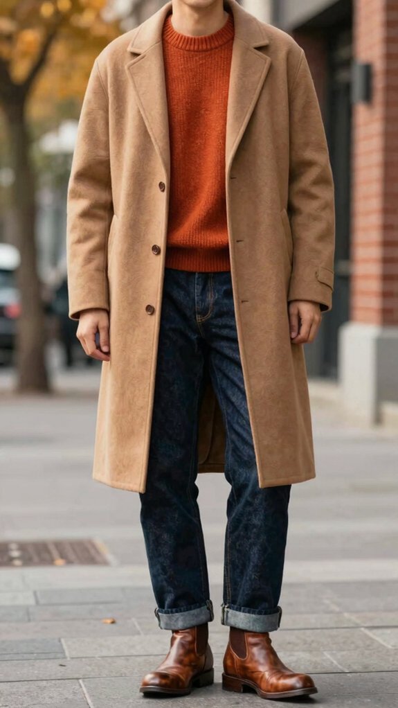 17 Fall Outfit Color Combinations You’ll See Everywhere This Season 6 rusty denim fall layering