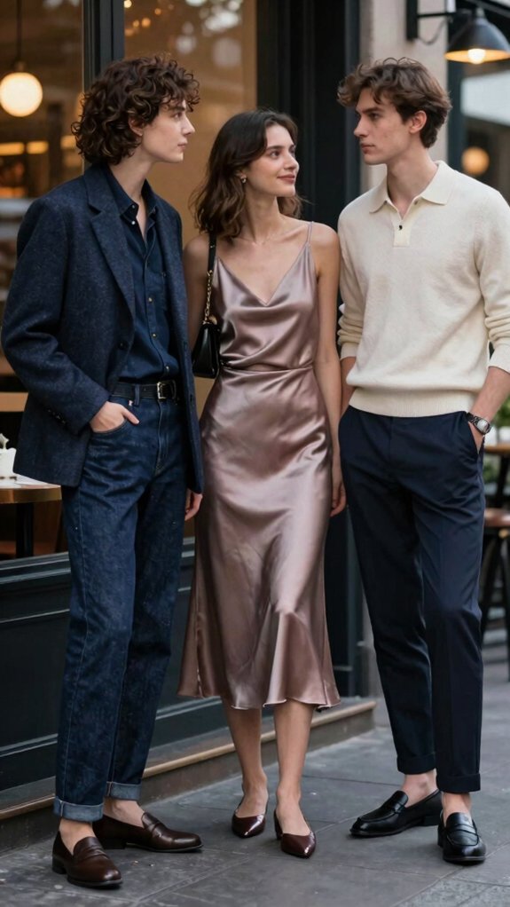 Night Out Outfit Ideas for Every Dress Code 7 satin linen smart casual evenings