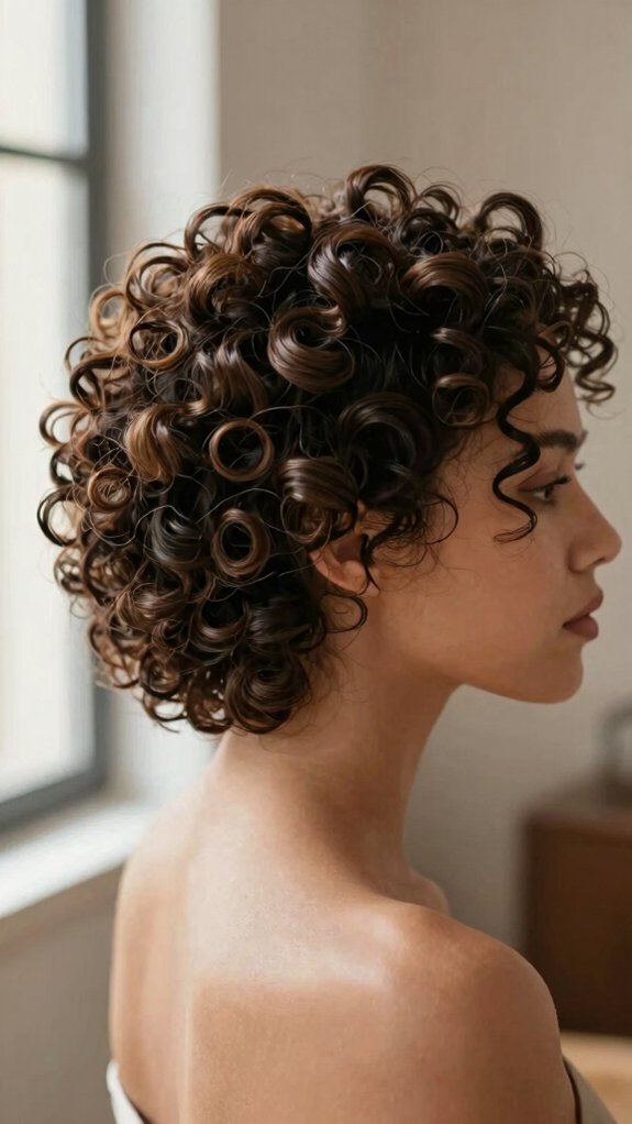 short hair protective updos