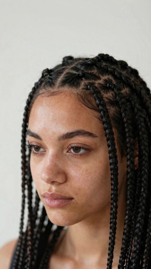 15 Box Braids Hairstyles You’ll Want to Save for Your Next Appointment 14 sleek box braids styling tips