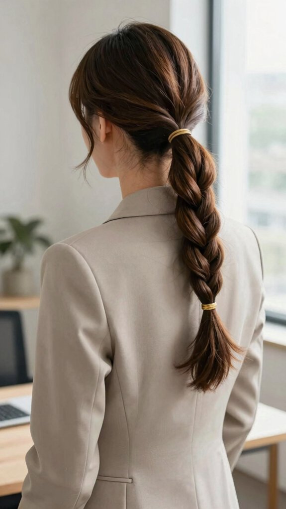 12 Braided Ponytail Ideas That Work for Weddings, Work, and Weekends 10 sleek high braided ponytail