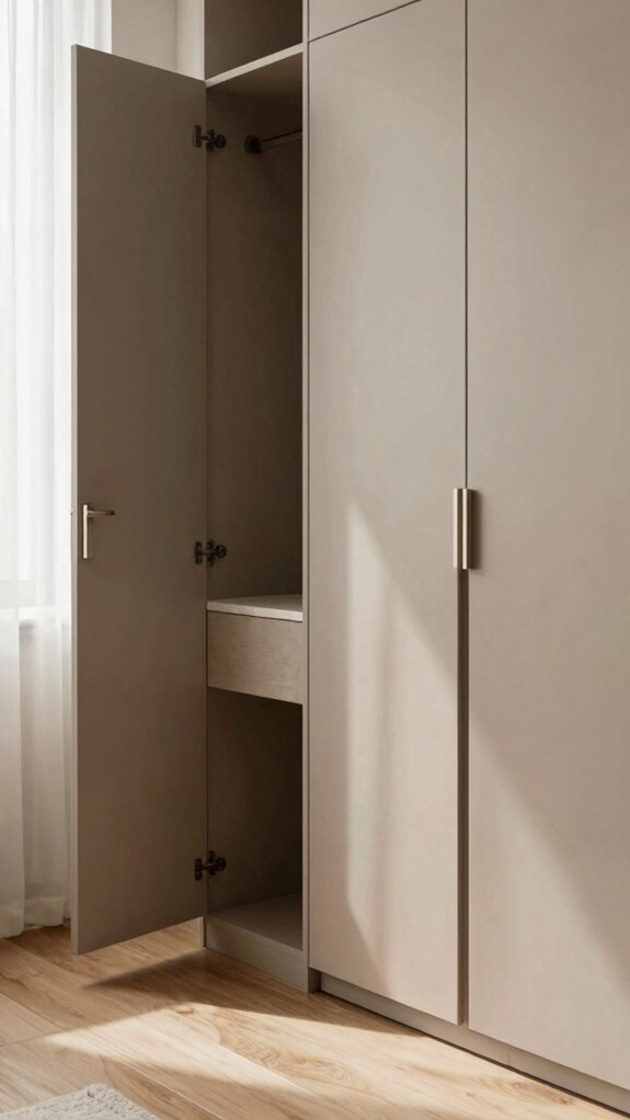 15 Modern Dressing Room Design Ideas for Every Home Size 2 sleek matte finishes reduce glare