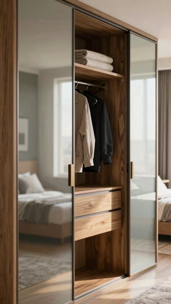 17 Sliding Door Wardrobe Designs for a Modern and Organized Bedroom 18 sliding door wardrobe entrance