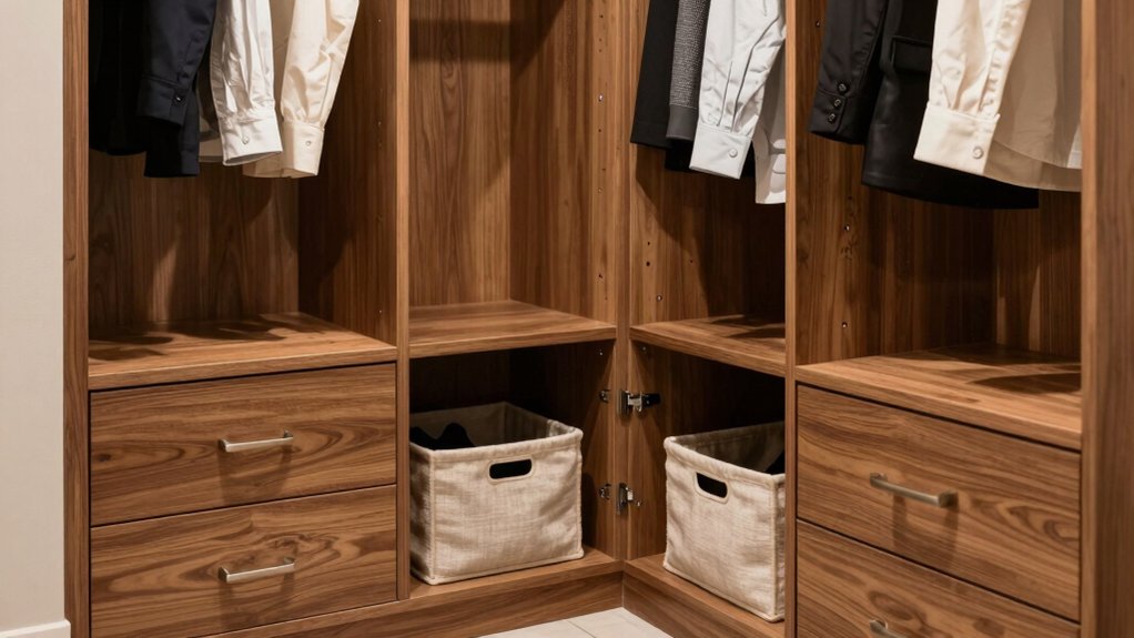 small dressing room storage ideas