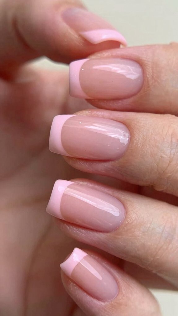 Pink French Tip Nails That Feel Soft, Elegant, and Modern 1 soft baby pink french tips
