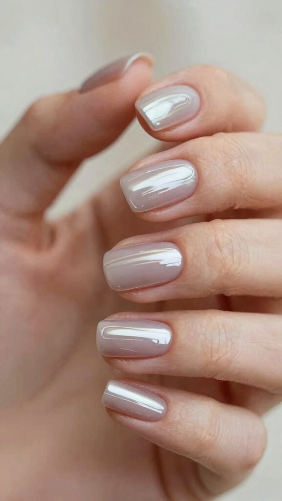 17 Short Nail Designs That Prove Less Really Is More 4 soft glazed chrome glow