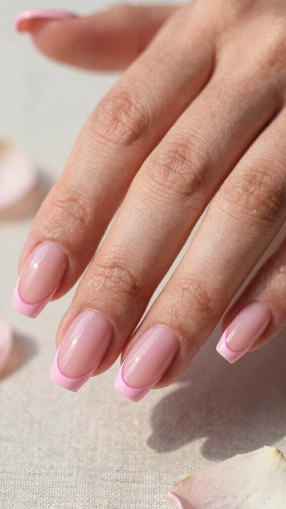 Pink Nail Designs That Never Go Out of Style 3 soft pink french manicure