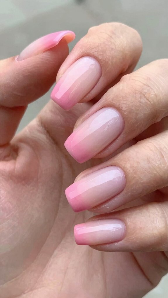 Pink French Tip Nails That Feel Soft, Elegant, and Modern 5 soft pink ombre french tips