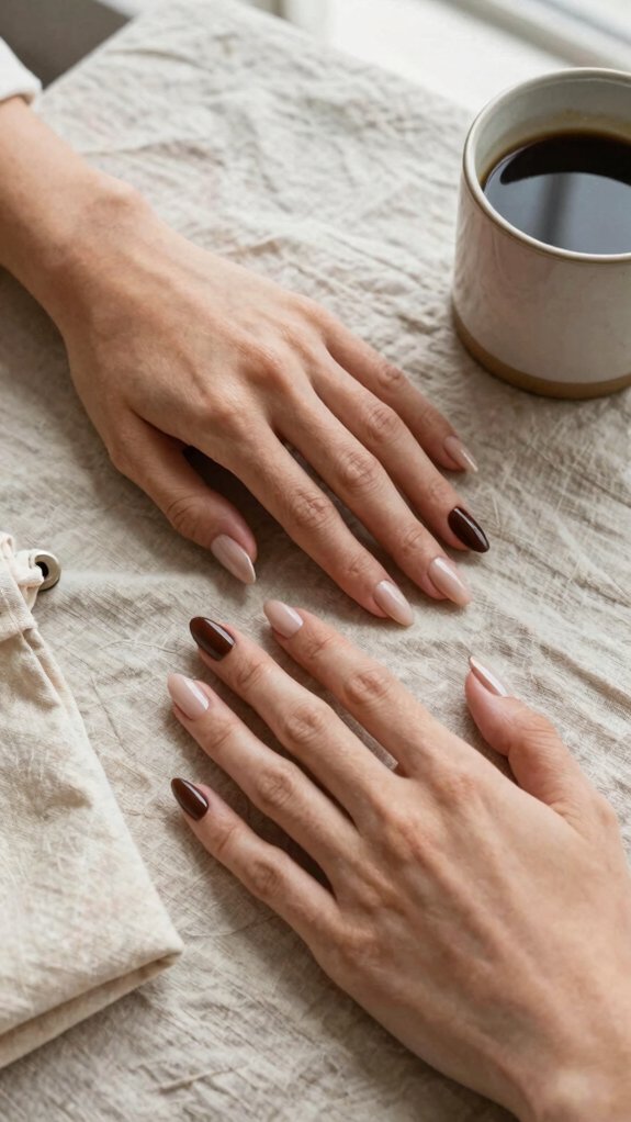 Almond vs Coffin Acrylic Nails Which Shape Is Best for You? 3 soft rounded practical almond nails