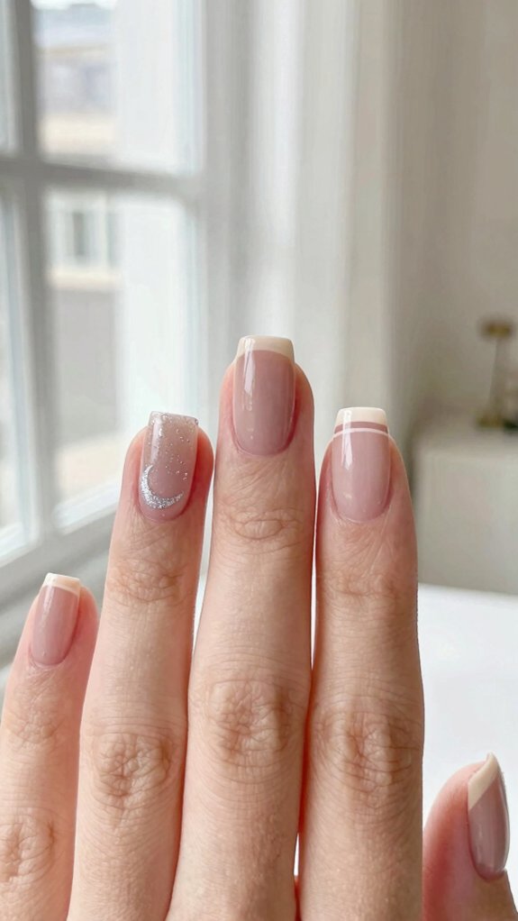 17 Short Nail Designs That Prove Less Really Is More 10 square short nails chrome tip