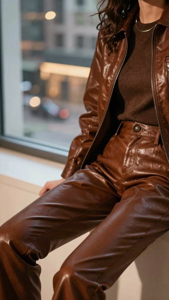 Night Out Outfit Ideas That Make Getting Ready So Much Easier 3 stylish leather pants night outfit