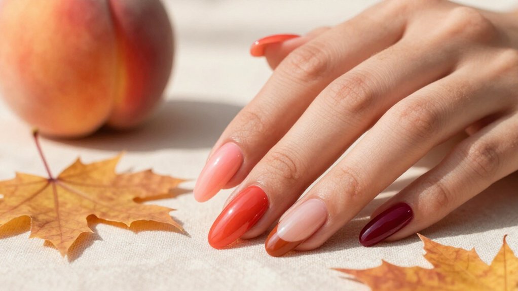 summer to fall acrylic nails