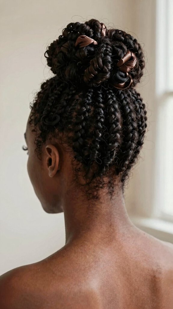 Protective Hairstyles That Help Natural Hair Retain Length 1 tension free scalp friendly braids