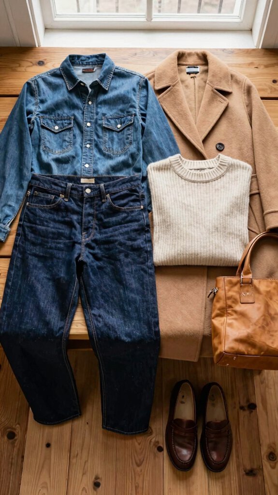 How to Build an Effortlessly Chic Fall Capsule Wardrobe 3 timeless denim for fall wardrobe